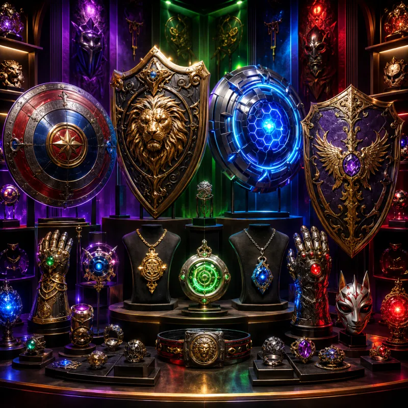 Escudos y Accesorios